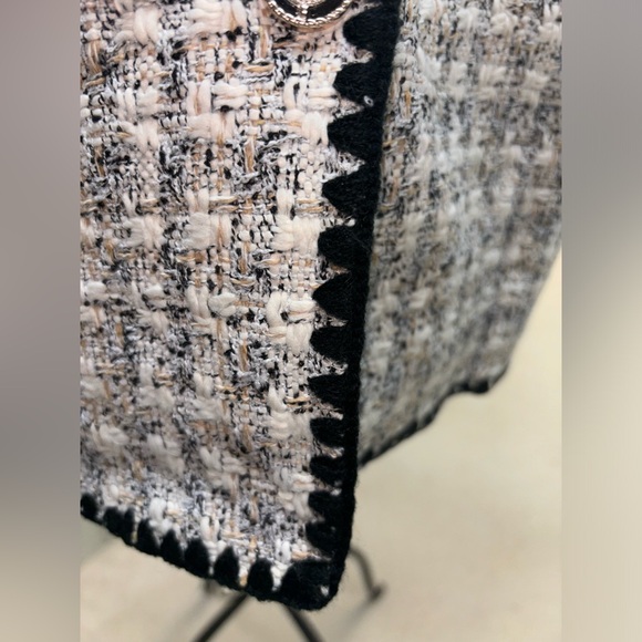 Wool plaid button up dress size medium (NWT) - Picture 6 of 7